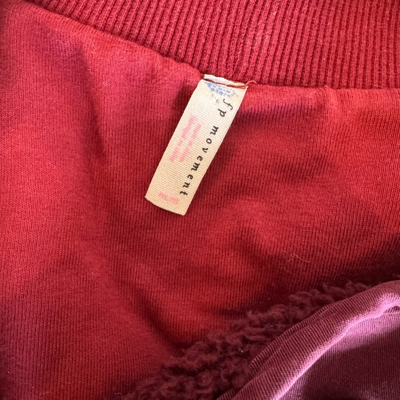 Cozy Red and Purple Sherpa Jacket - Picture 3 of 4
